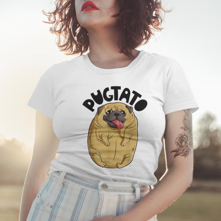 Pugtato Pug Potato Dog Lovers Costume Funny Meme Gifts Women T-shirt Gifts for Her