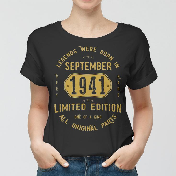 1941 September Birthday Gift 1941 September Limited Edition Women T-shirt