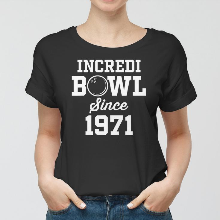 51 Years Old Bowler Bowling 1971 51St Birthday Women T-shirt