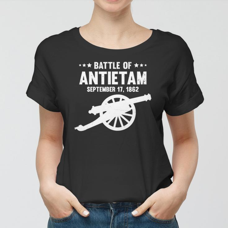 Antietam Civil War Battlefield Battle Of Sharpsburg Women T-shirt