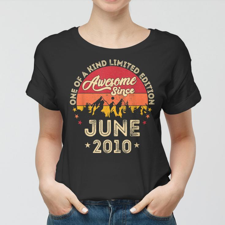 Awesome Since June 2010 Vintage 12Th Birthday V2 Women T-shirt