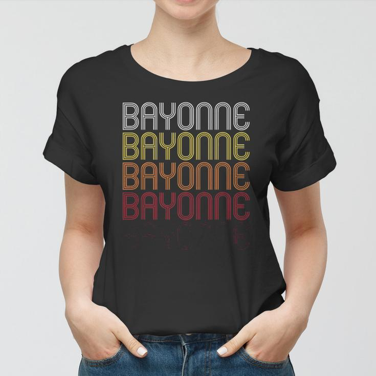 Bayonne Nj Vintage Style New Jersey Women T-shirt