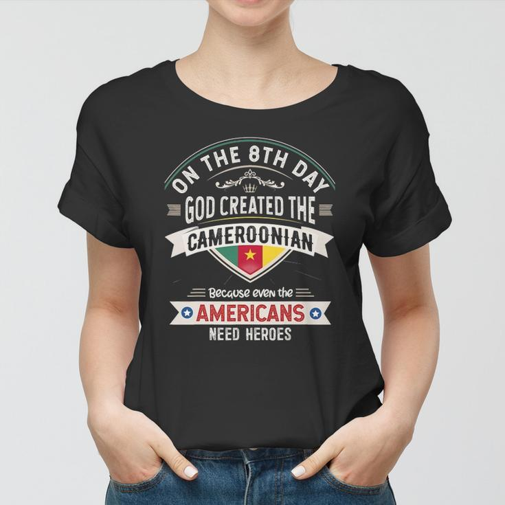 Cameroon Flag Souvenirs For Cameroonians Men & Women Women T-shirt