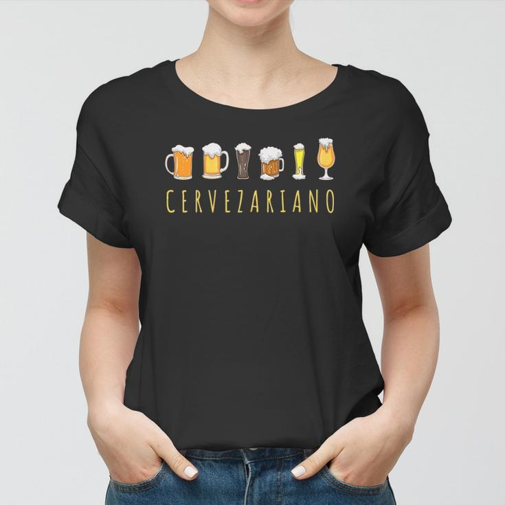 Cervezariano Funny Mexican Beer Cerveza Women T-shirt