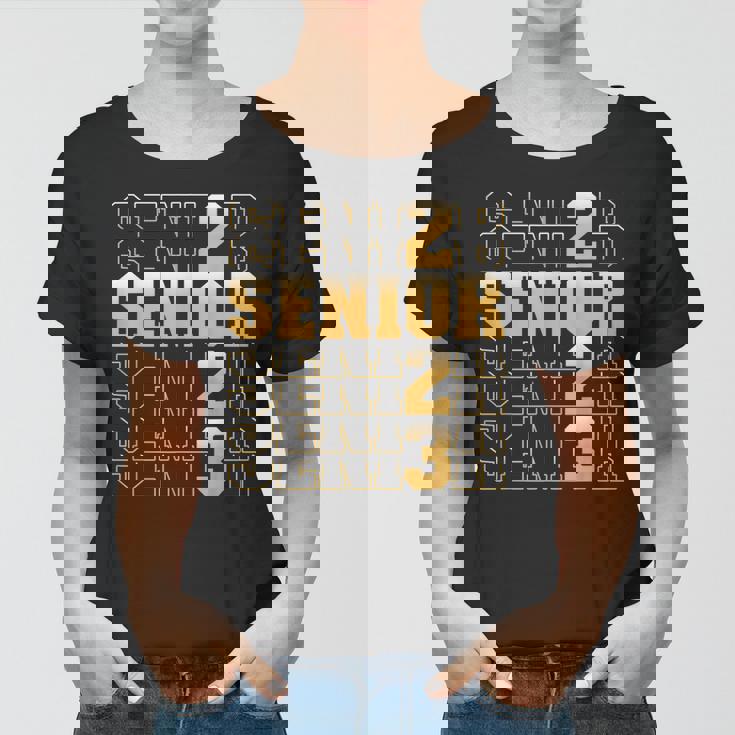 Class Of 2023 Senior 2023 Graduation Or First Day Of School Women T-shirt