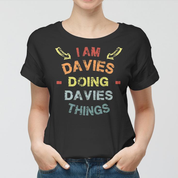Davies Shirt Family Crest DaviesShirt Davies Clothing Davies Tshirt Davies Tshirt Gifts For The Davies Png Women T-shirt