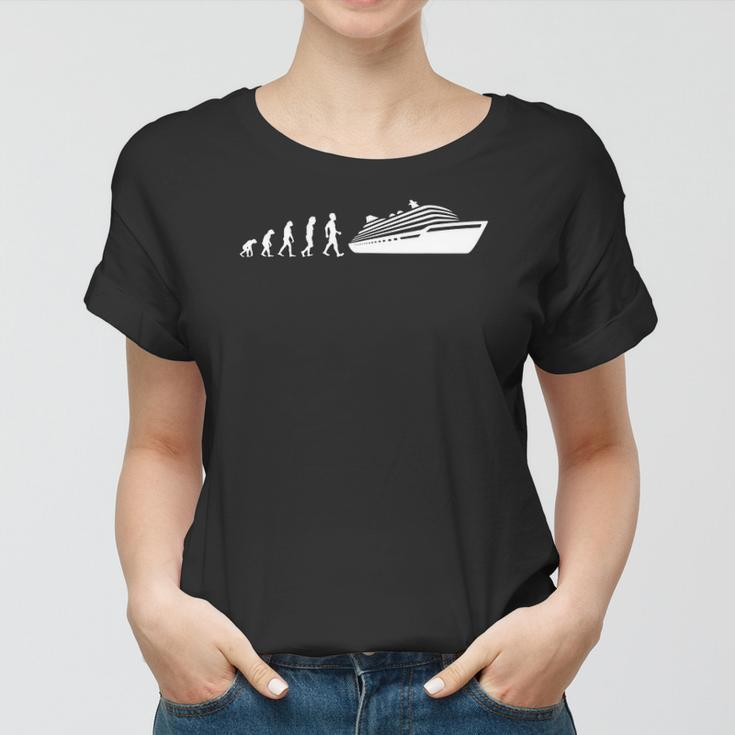 Evolution Cruise Crusing Ship Gift Women T-shirt