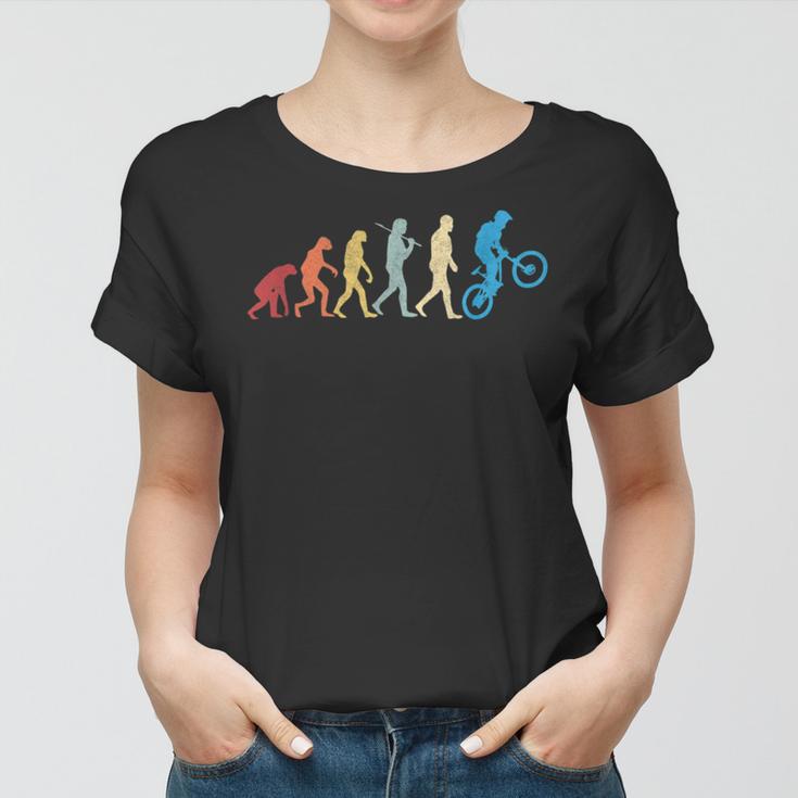 Funny Mountain Bike Evolution Biker Best V2 Women T-shirt