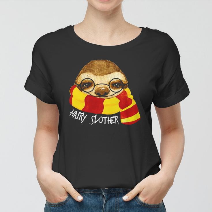 Hairy Slother Cute Sloth Gift Funny Spirit Animal Women T-shirt