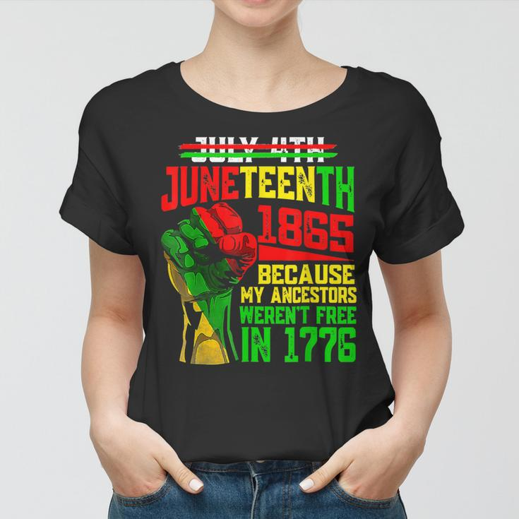 July 4Th Junenth 1865 Because My Ancestors Mens Girls Women T-shirt