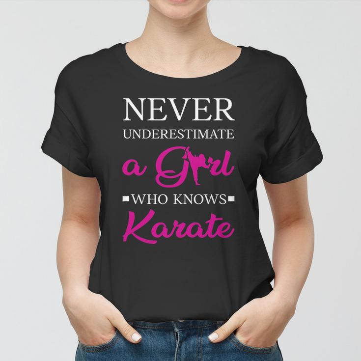 Karate Lover Martial Arts Women Gift Karate Women T-shirt