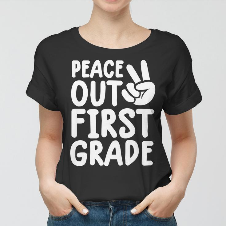 Kids Peace Out 1St Grade For Boys Girls Last Day Of School V2 Women T-shirt