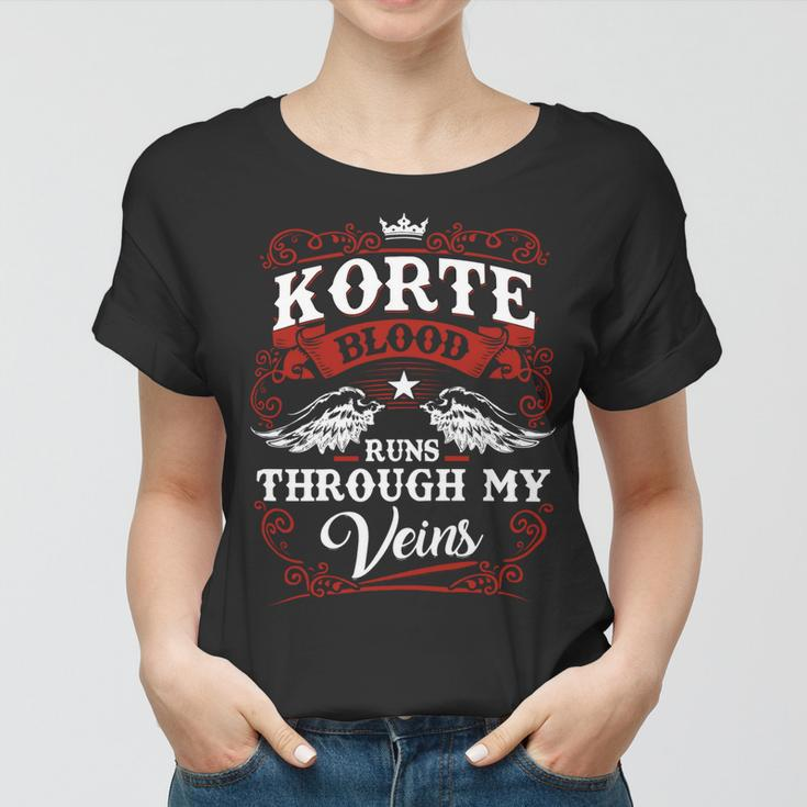 Korte Name Shirt Korte Family Name V2 Women T-shirt