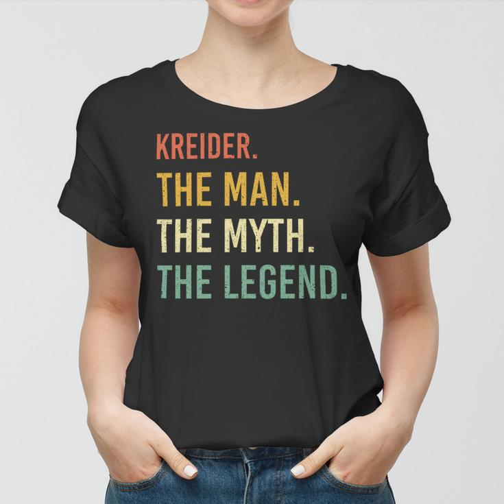 Kreider Name Shirt Kreider Family Name V2 Women T-shirt
