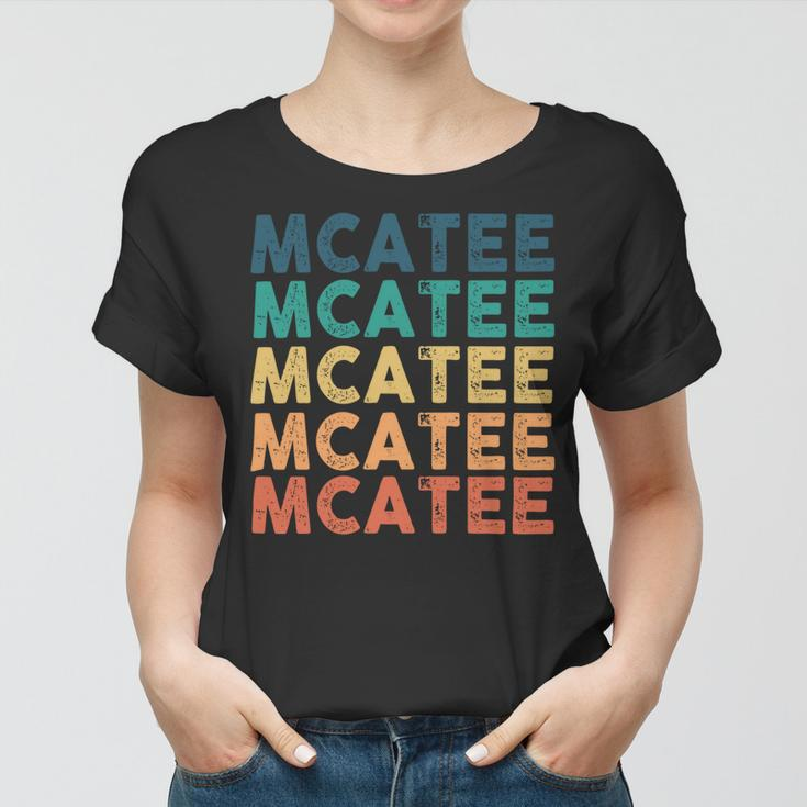 Mcatee Name Shirt Mcatee Family Name V2 Women T-shirt