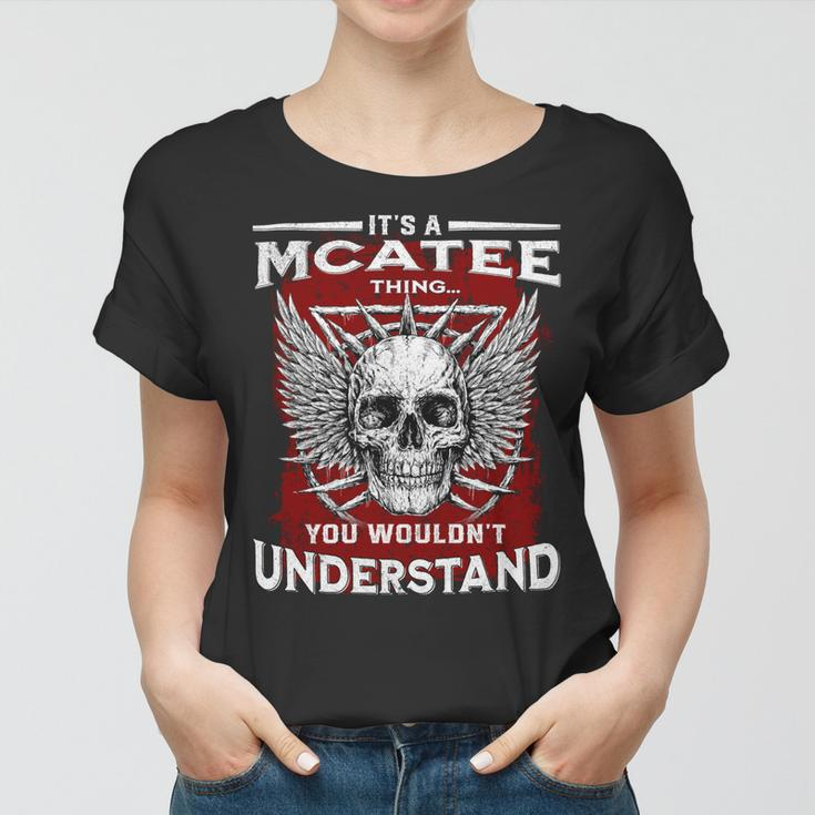Mcatee Name Shirt Mcatee Family Name V3 Women T-shirt