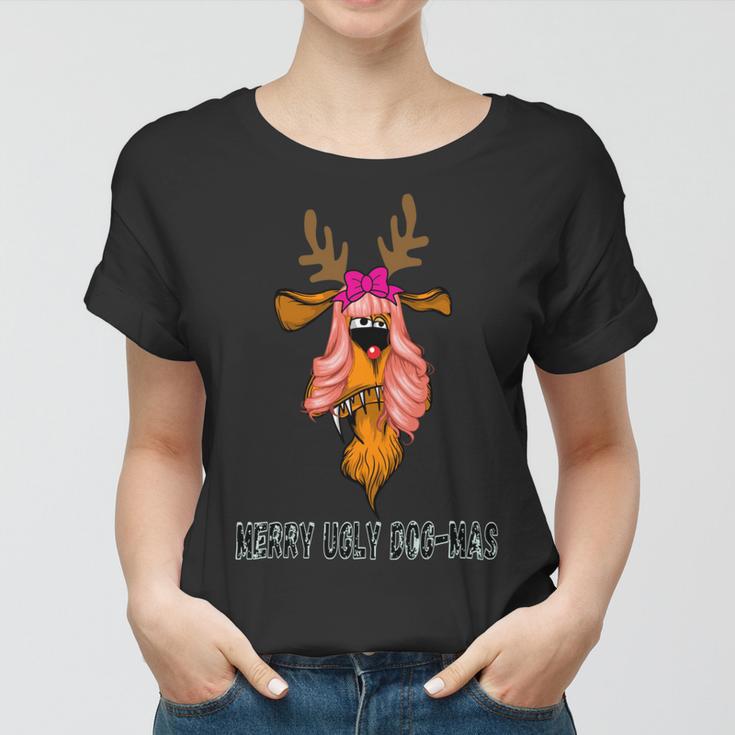 Merry Ugly Dog - Mas Women T-shirt