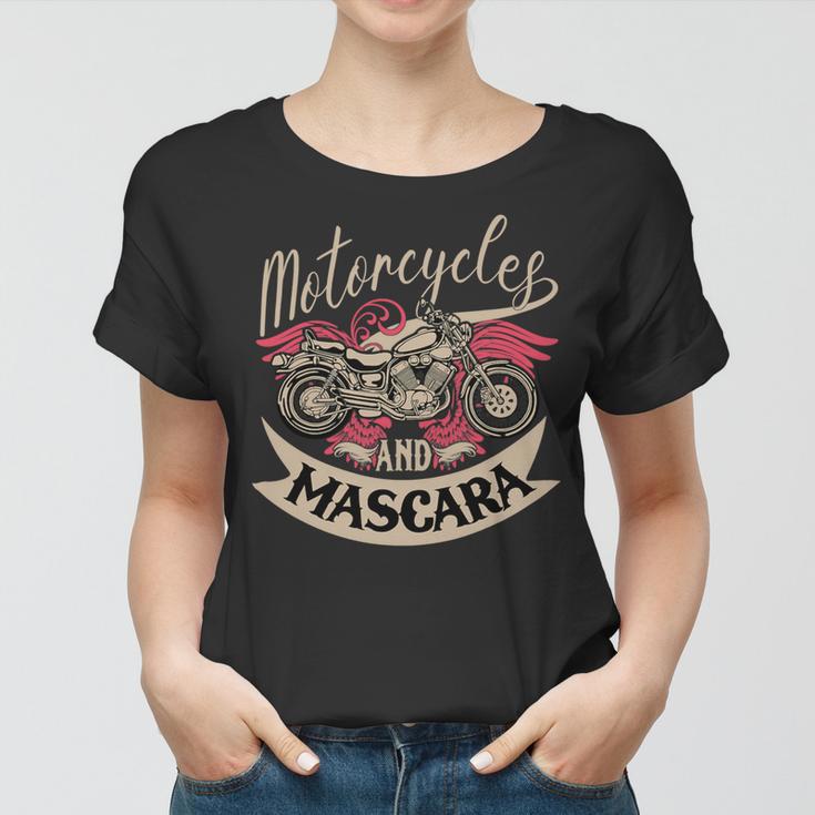 Motorcycles Mascara Moped Chopper 463 Shirt Women T-shirt