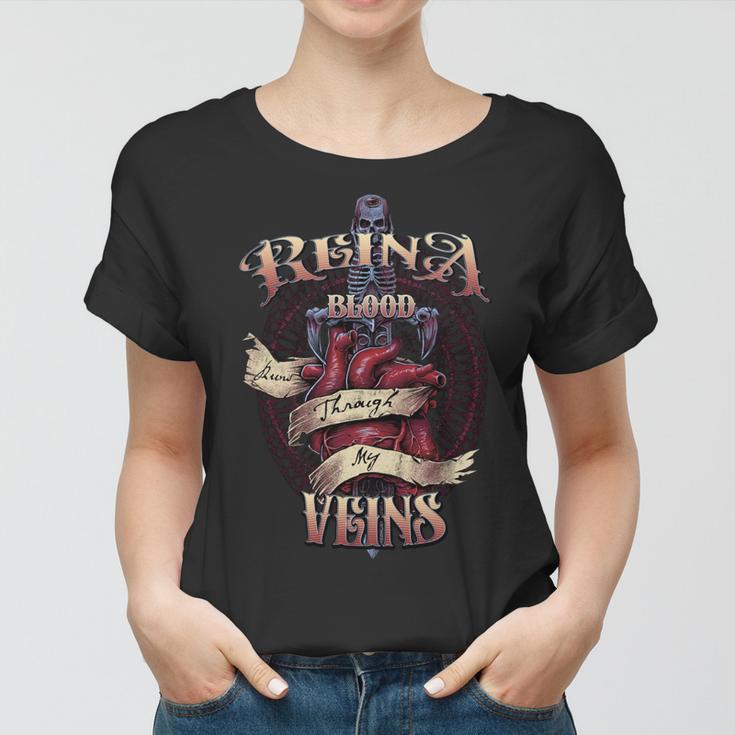 MacInnes Ancient Tartan Crest 2D T-shirt - Blood Runs Through My Veins Style