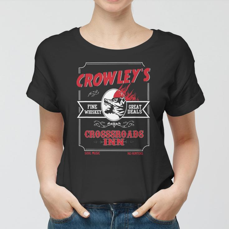 Retro Crowleys Crossroads Dive Bar Women T-shirt