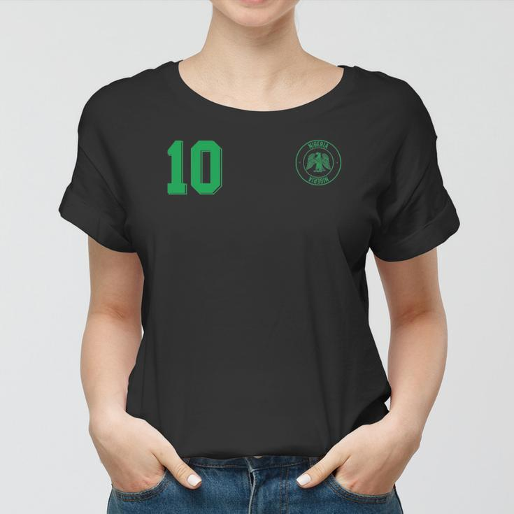 Retro Nigeria Football Jersey Nigerian Soccer Away Women T-shirt