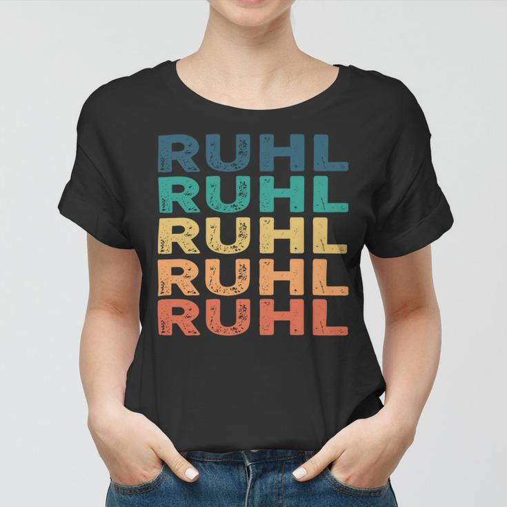 Ruhl Name Shirt Ruhl Family Name V4 Women T-shirt