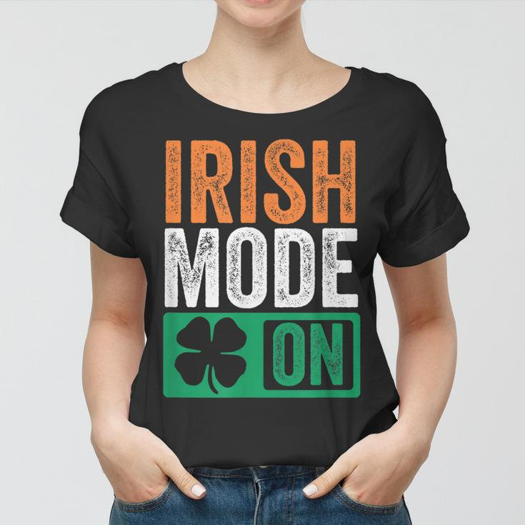 St Patricks Day Beer Drinking Ireland - Irish Mode On Women T-shirt