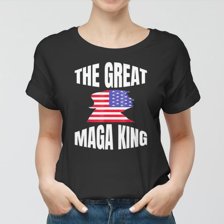 The Great Maga King Patriotic Donald Trump Women T-shirt