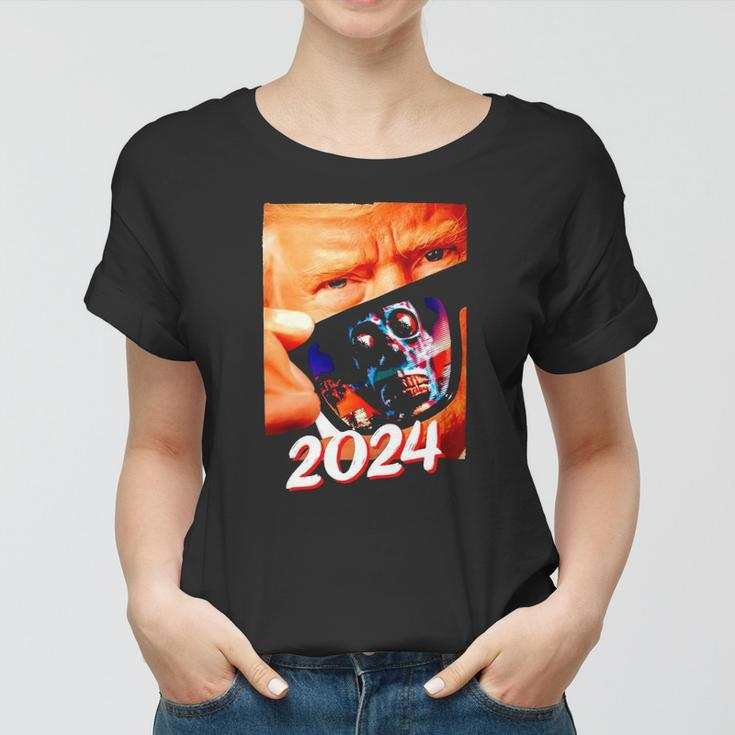 Trump 2024 They Live Donald Trump Supporter Women T-shirt