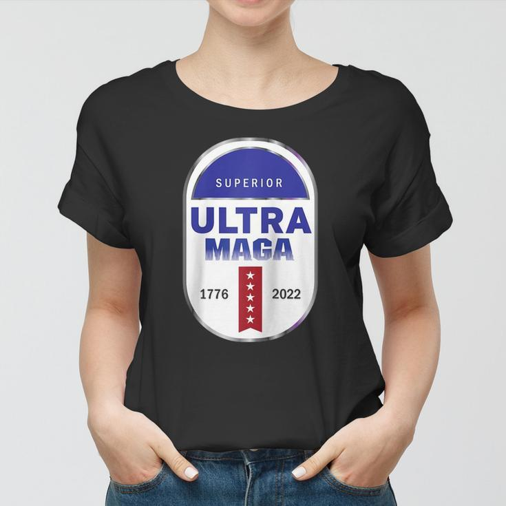 Ultra Maga 4Th Of July Raglan Baseball Tee Women T-shirt