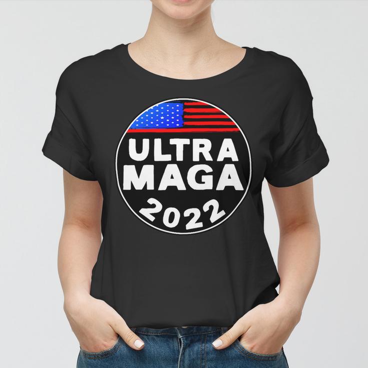 Ultra Maga Donald Trump Joe Biden America Women T-shirt