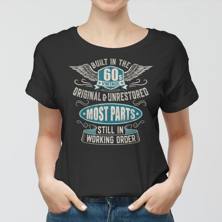 Vintage Birthday Born In 1960 Built In The 60S Women T-shirt