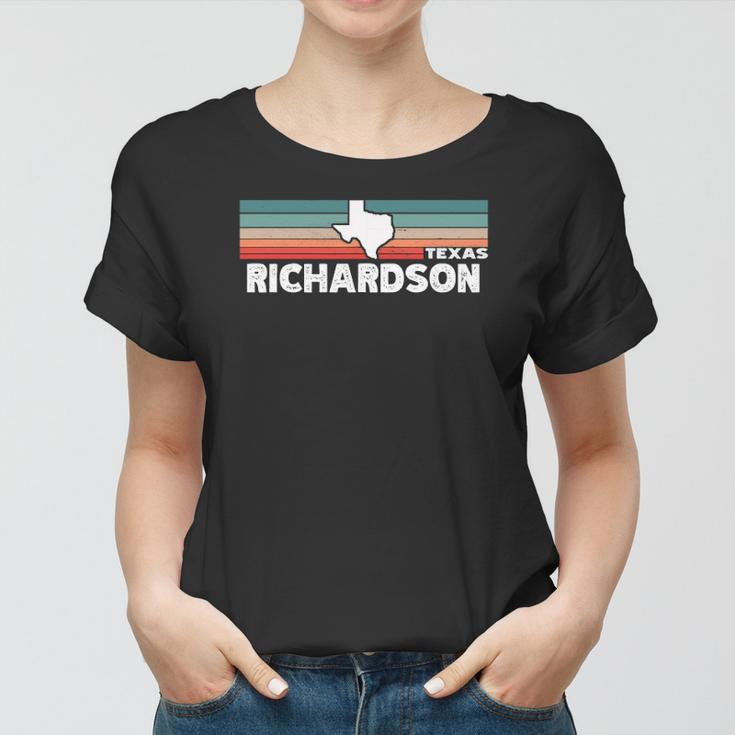 Vintage Retro Richardson Tx Tourist Native Texas State Women T-shirt