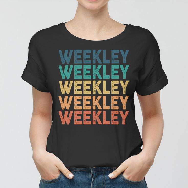 Weekley Name Shirt Weekley Family Name Women T-shirt