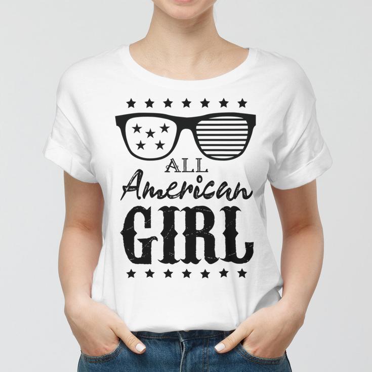 All American Girl 4Th Of July Family Matching Sunglasses Women T-shirt