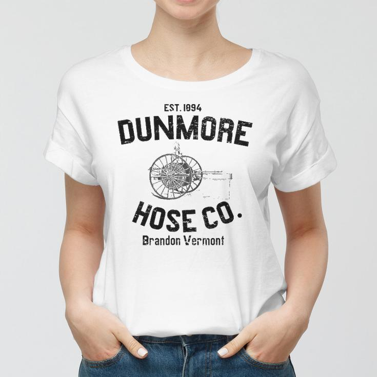 Dunmore Hose Company Vintage Brandon Vermont Women T-shirt