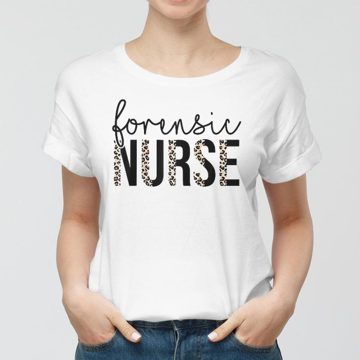 Forensic Nurse Life Nursing School Nurse Squad Gifts Raglan Baseball Tee Women T-shirt