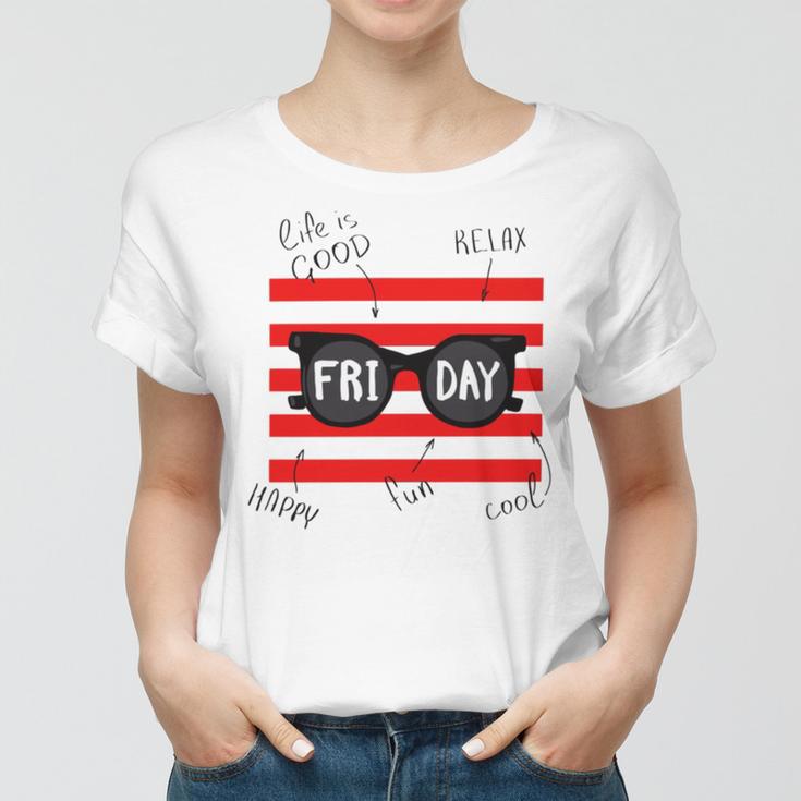 Friday With Slogans Women T-shirt