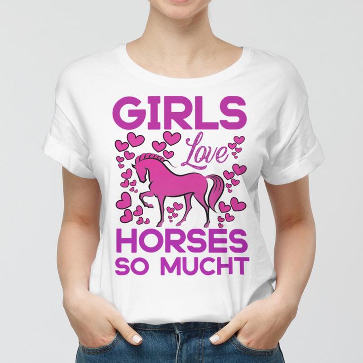 Girls Love Hhoresed So Much Women T-shirt