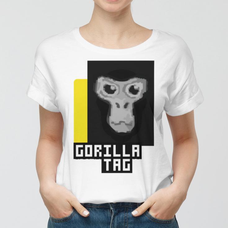 Gorilla Tag Pfp Maker Gorilla Tag Yellow Women T-shirt