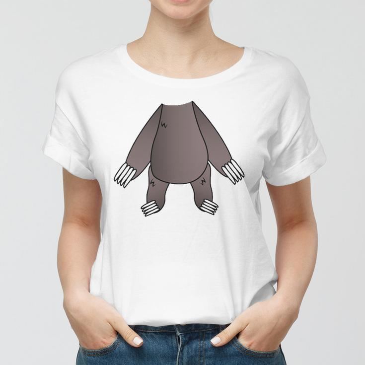 Halloween Sloth Head Cute Lazy Animal Fans Gift Women T-shirt
