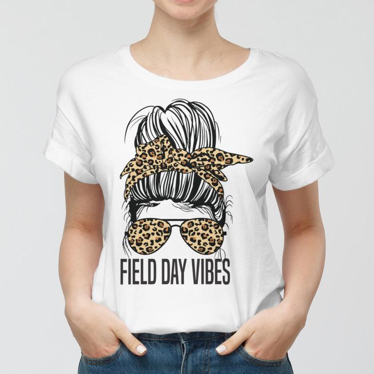 Happy Field Day Field Day Tee Kids Graduation School Fun Day V12 Women T-shirt