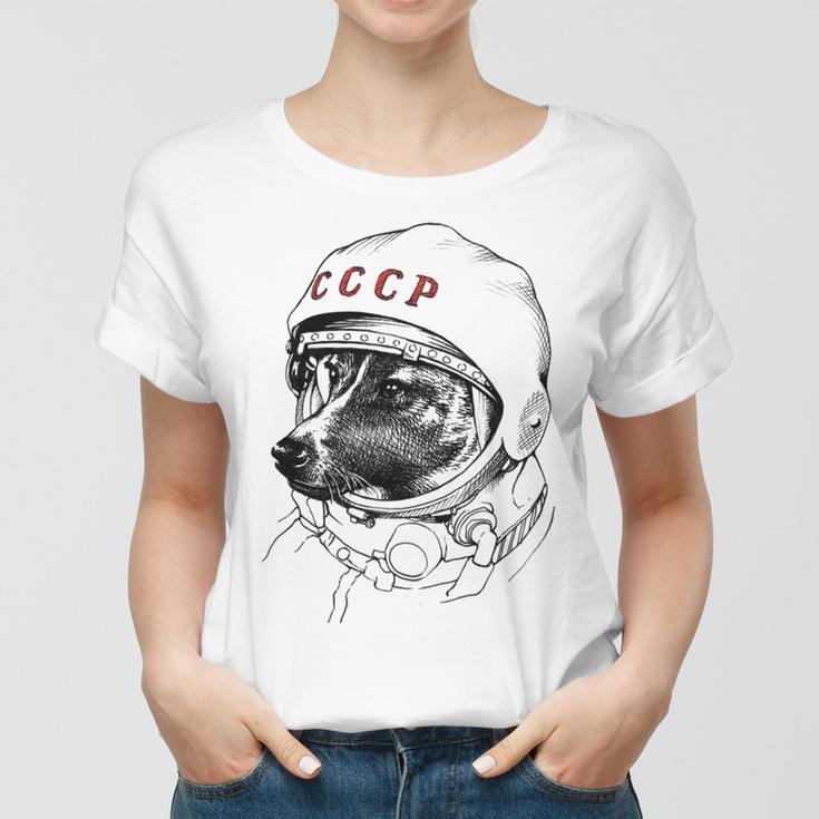 Laika Space Traveler Women T-shirt