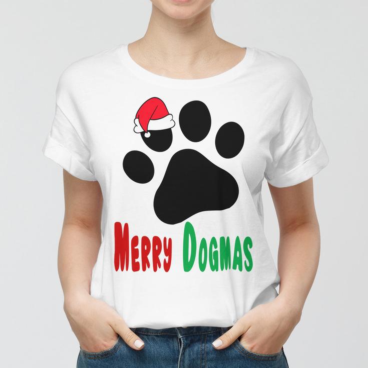 Merry Dogmas Women T-shirt