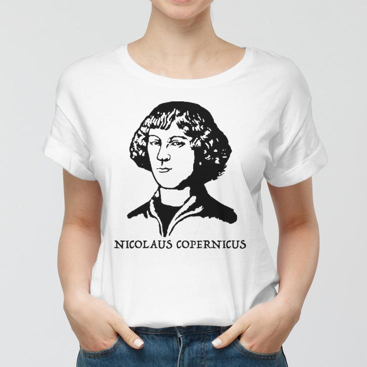 Nicolaus Copernicus Portraittee Women T-shirt