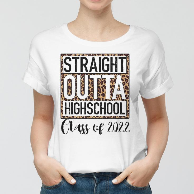 Straight Outta High School Class Of 2022 Graduation Boy Girl Women T-shirt