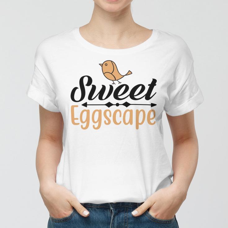 Sweet Eggscape Women T-shirt