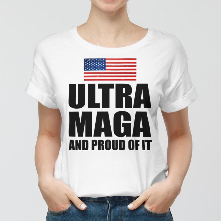 Ultra Maga And Proud Of It V8 Women T-shirt