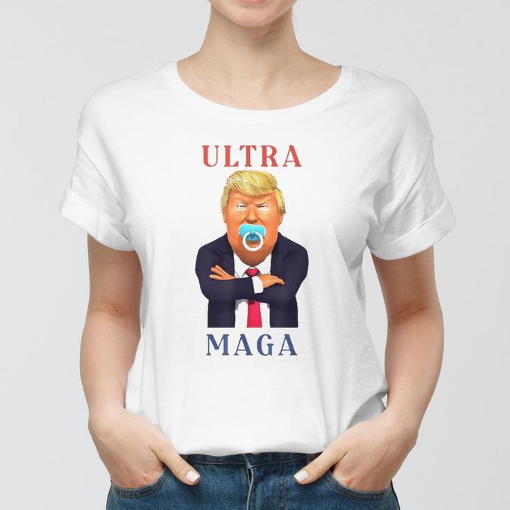 Ultra Maga Donald Trump Make America Great Again Women T-shirt