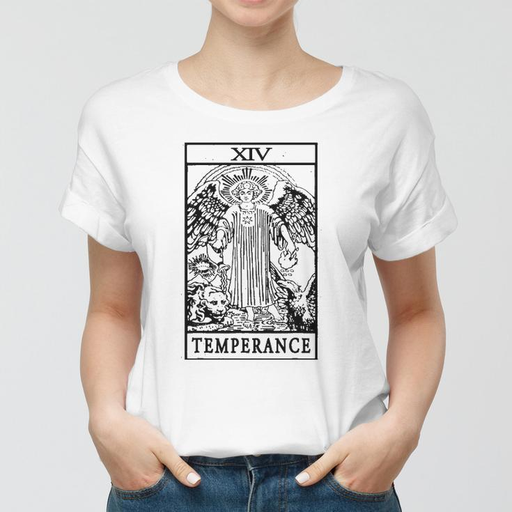 Vintage Tarot Card Temperance Card Occult Tarot Women T-shirt